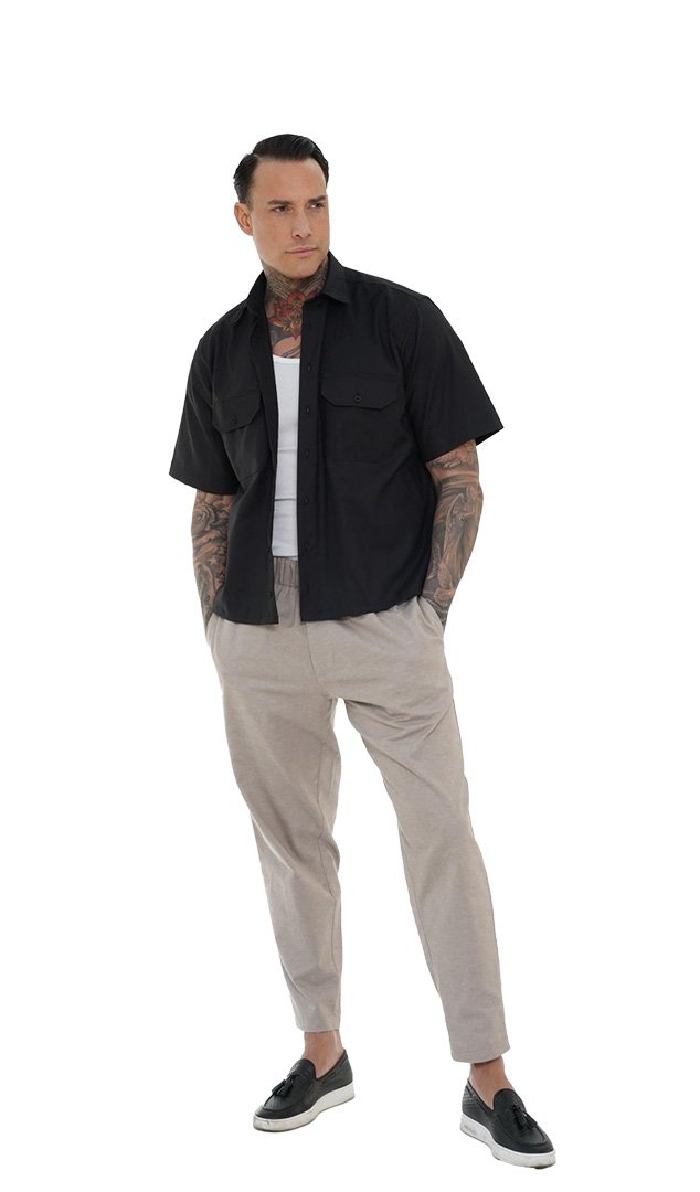 Urban Edge Black Shirt – Short Sleeve