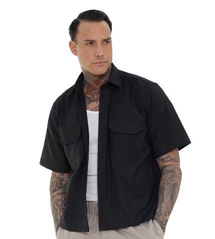 Urban Edge Black Shirt – Short Sleeve